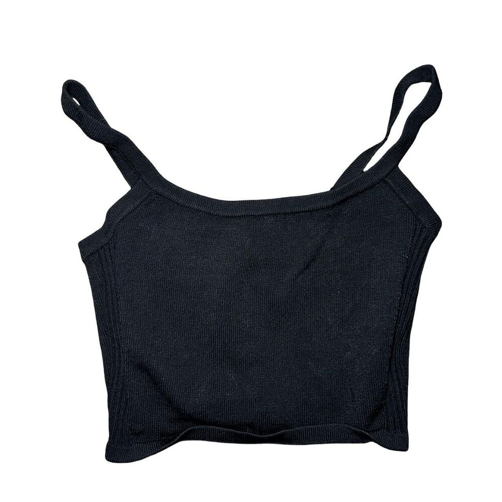 Aritzia Women's Black Crop-top